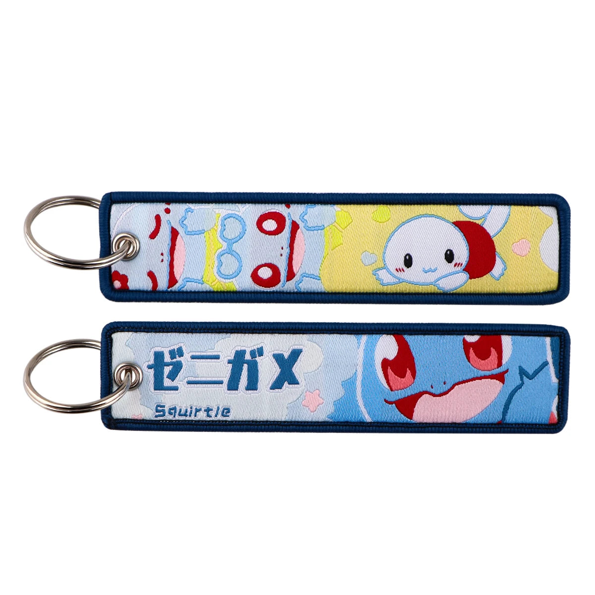 Embrioded Keychain - Pokemon Anime, Pikachu,Squirtle, Eevee, Snorlax, Bulbasaur and more