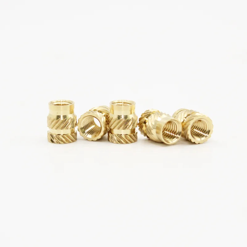 Screw Thread Hot Insert M2/2.5/3/4/5/6/8 Brass Knurled Nut Implant Machine