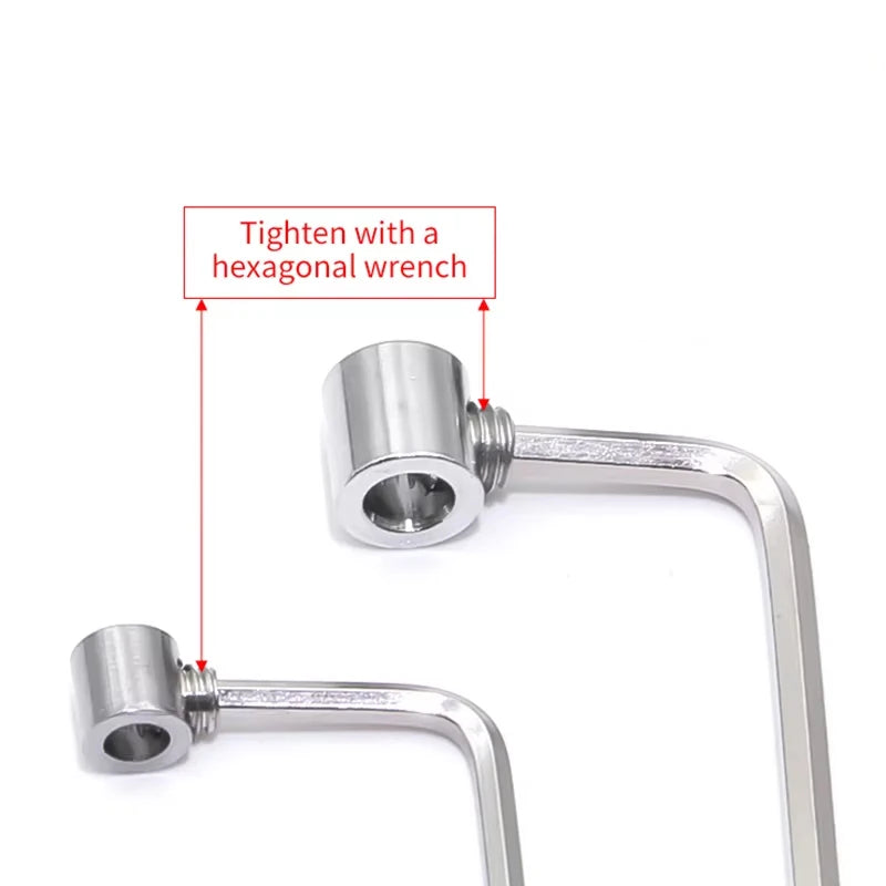 Stainless Steel Wire Rope Clips – Adjustable Cable Clamps, 1/2mm