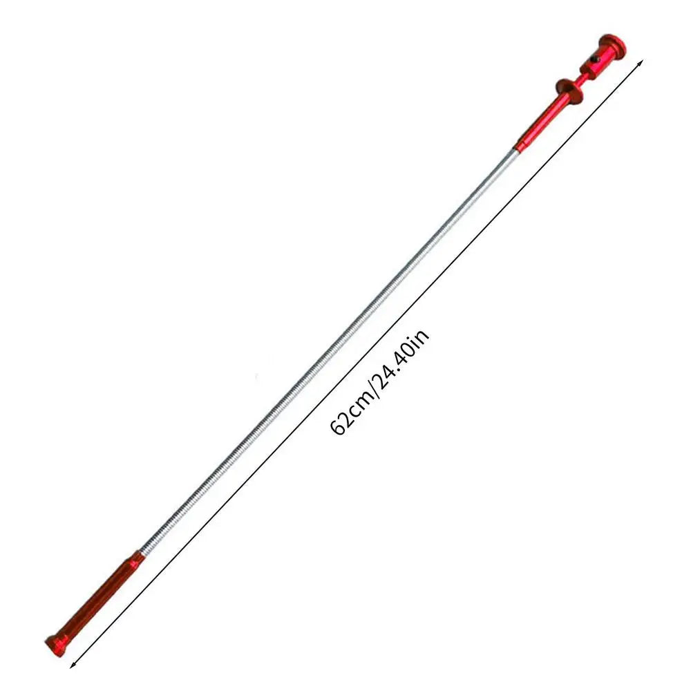 4-Claw Extendable Magnet Pickup Tool, Sewer Unclogger, Telescopic With Led Lights