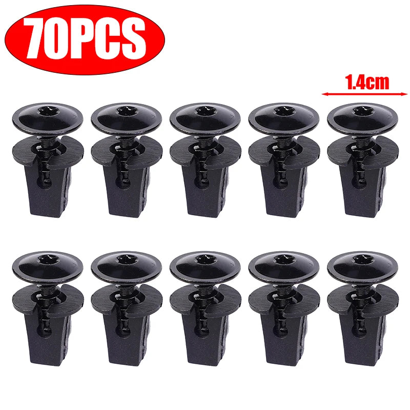 Engine Undertray Splashguard Torx Screw Retainer Clips