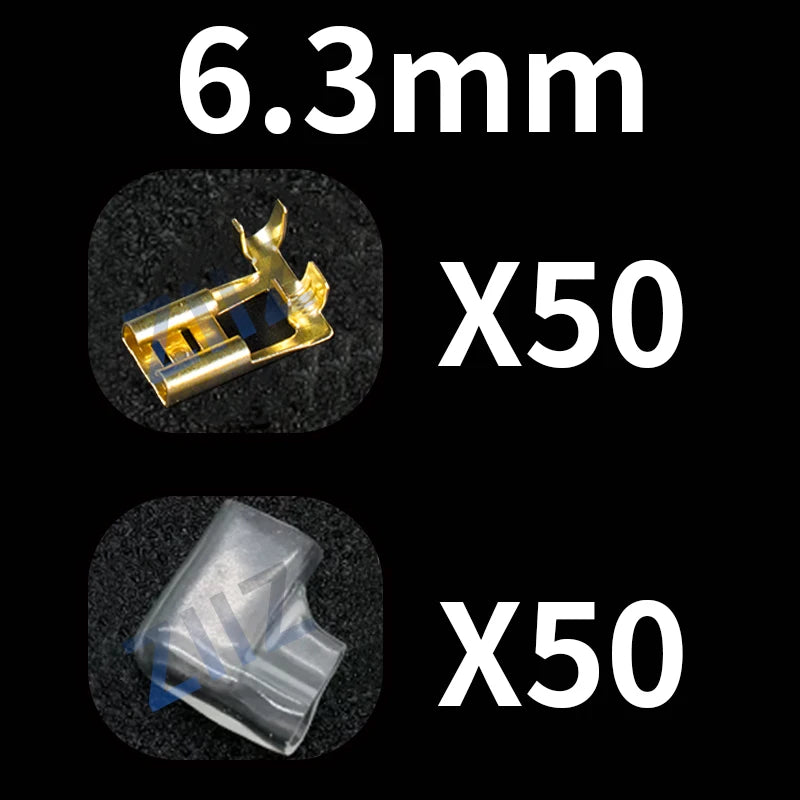 Flag & Right Angle Crimp Terminal Connector Set