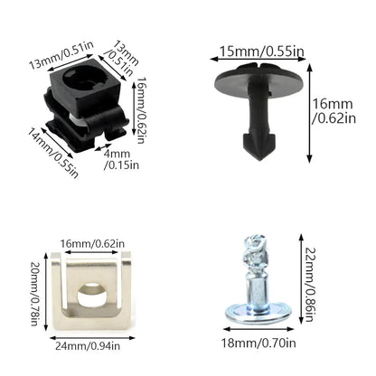 Screw Fasteners for VAG, VW, Audi, Skoda, Radiator Support, Undertrey, Splash Shield  no.8D0805960 no.8D0805121
