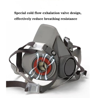 6200 Half-Face Respirator Mask – Reusable Spray Paint & Gas Protection