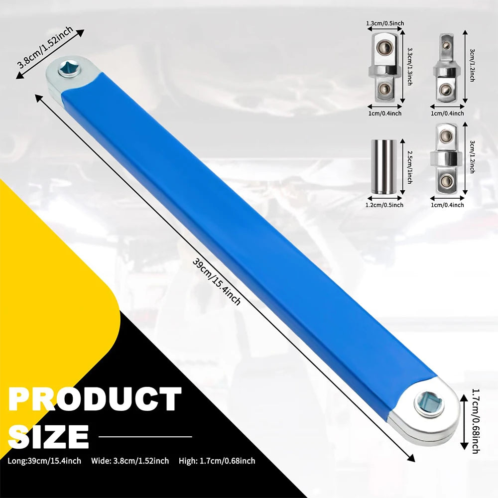Wrench Tight Space Extension, Professional Zero Offset Tool 1/2 1/4 3/8