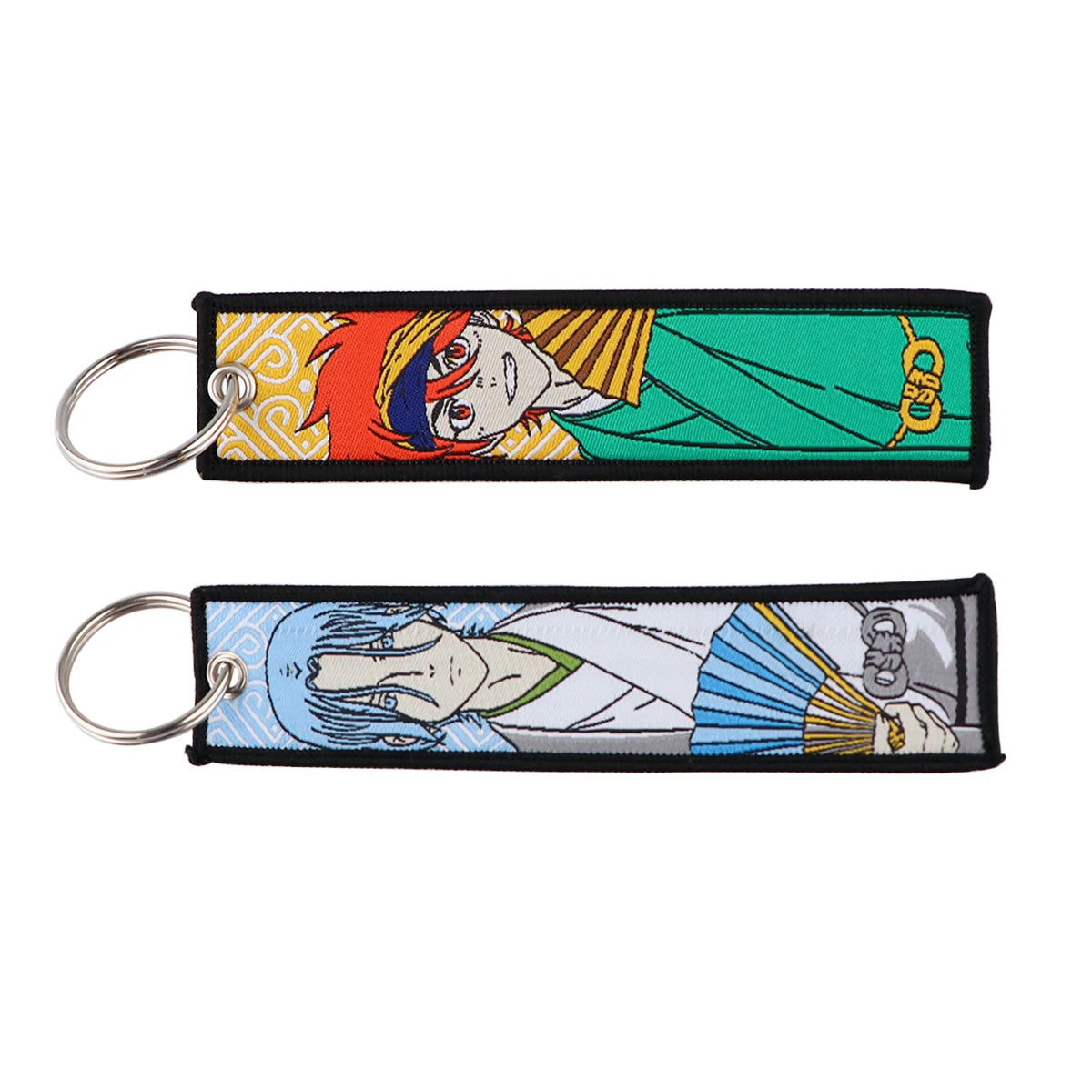 Embroided Keychain - Anime 100 versions, Gensin Impact, Tartaglia, Zhongli, Mavuika, Heavenly Principles and more!