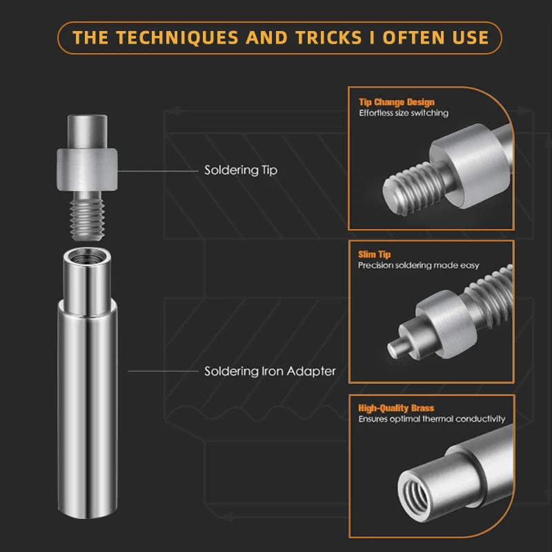Screw Thread Hot Insert M2/2.5/3/4/5/6 Brass Knurled Nut Implant  for Plastic 3D Printing Assortment Kit