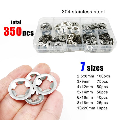 External Circlip Snap Ring Assortment Kit