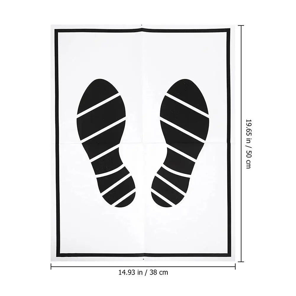 25/50pcs Disposable Car Paper Foot Mats