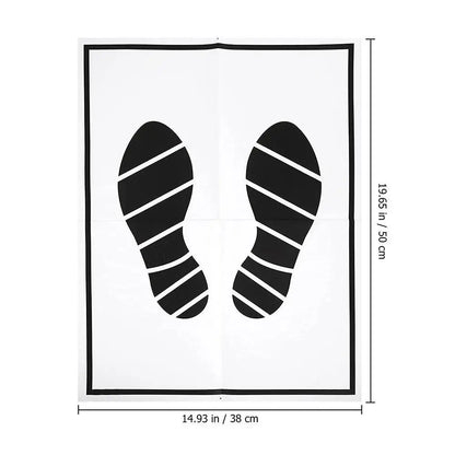 25/50pcs Disposable Car Paper Foot Mats