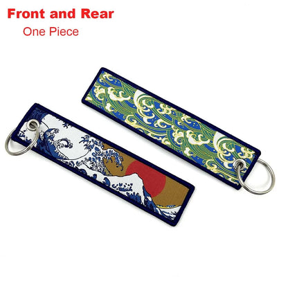 Embroidered Keychain - JDM, Nos, Recaro, Bride, Initial D, HKS