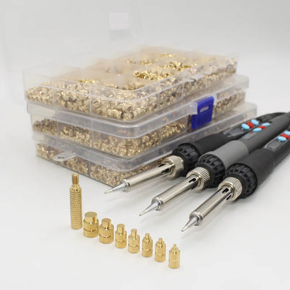 Screw Thread Hot Insert M2/2.5/3/4/5/6/8 Brass Knurled Nut Implant Machine