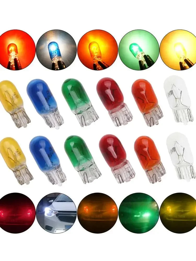 T10 W5W 194 Halogen Wedge Bulb – Instrument, Reading & Clearance Light (12V, 5W)