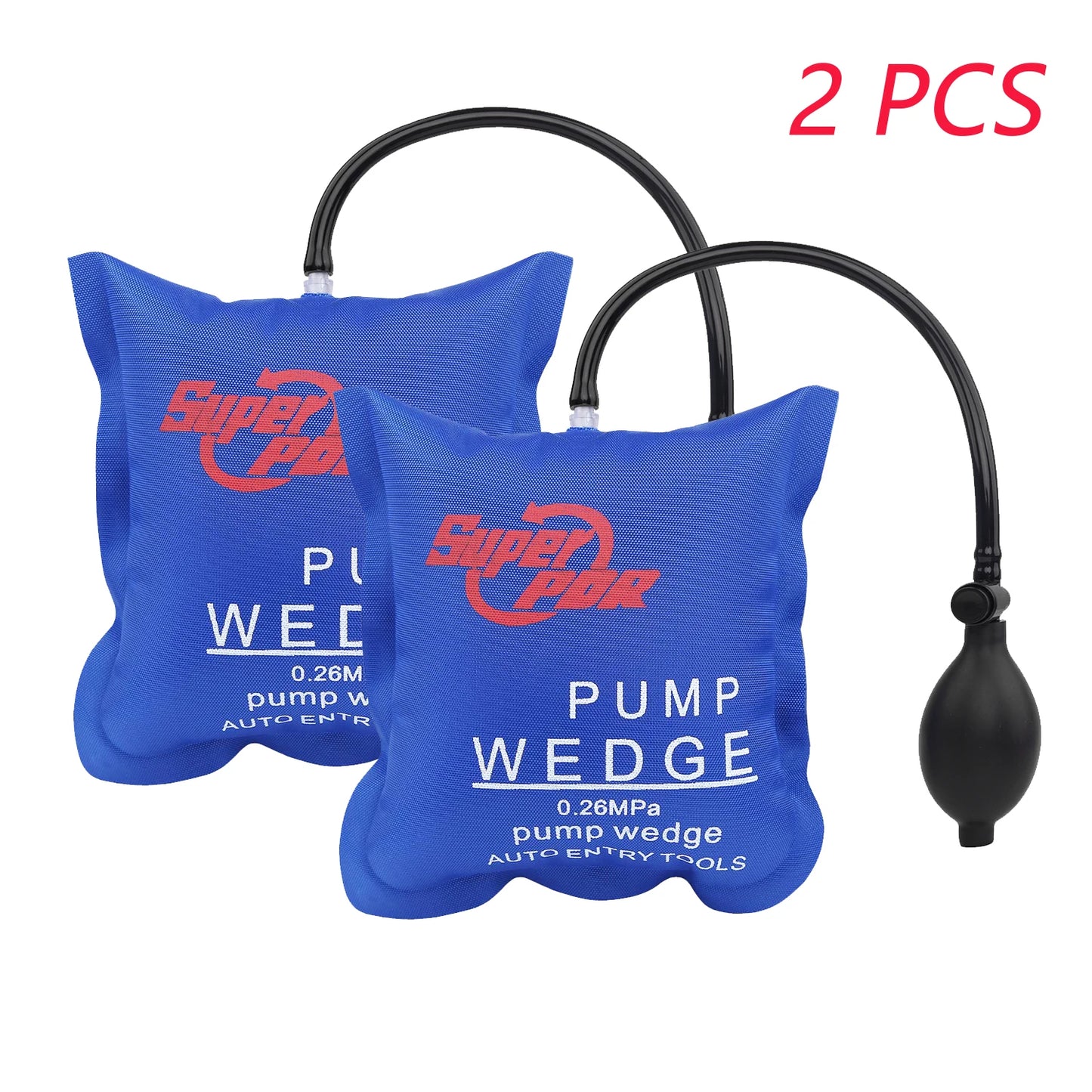 Air Wedge 1/2/4/8pc Super PDR, Airbag Cushioned Hand Pump