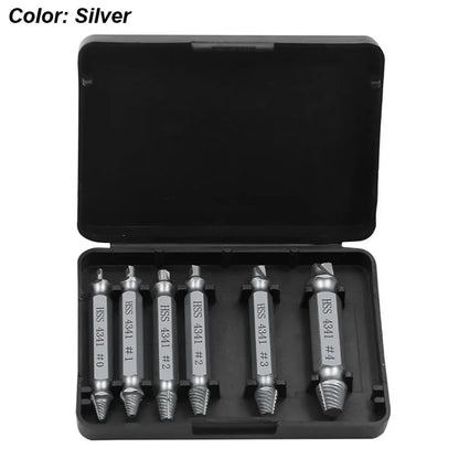 Damaged Screw Extractor Set – HSS Drill Bit Kit for Stripped & Broken Screws