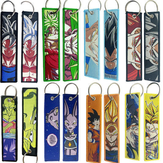 Embroidered Keychain - Manga, Anime Cartoon Dragon Ball Z