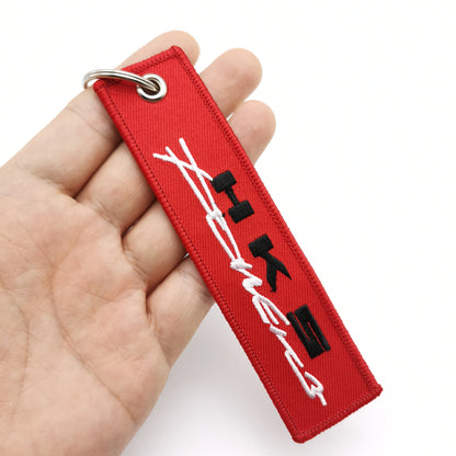 Embroided Keychain - Type R, Eat Sleep Race, HKS, BIRDE, Tein and more!