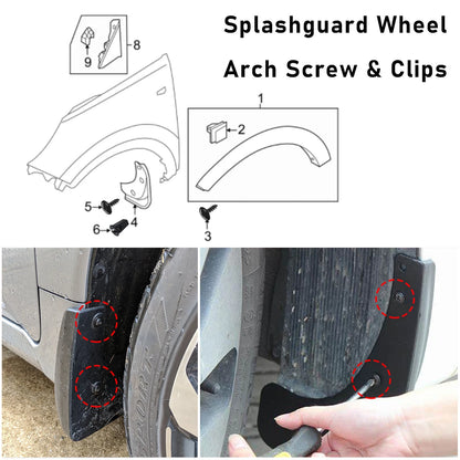 Torx Screw Retainer Clip For VAG VW Audi, Engine Cover, Undertray, Splash Guards, Wheel Arch