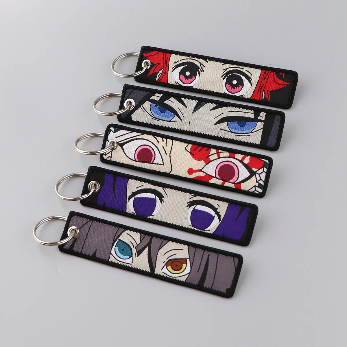 Embroided Keychain - Demon Slayer, Tanjiro Kamado, Kyōjurō Rengoku, Muichiro Tokito, Inosuke Hashibira and more