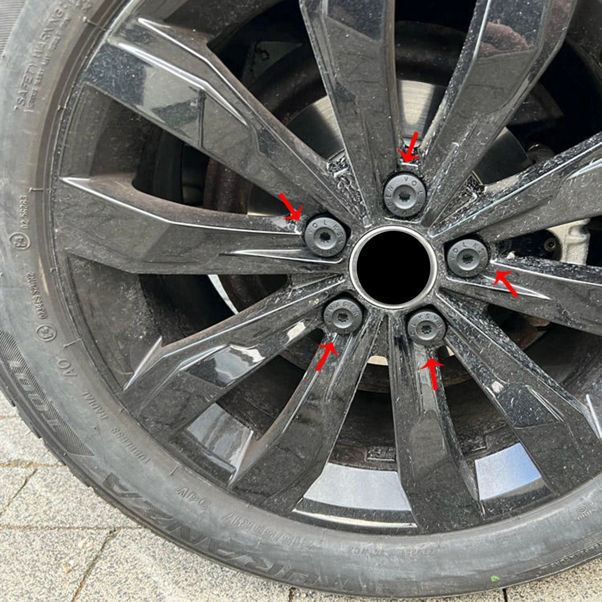 Bolt and Nut Covers Caps for VAG, VW, Volkswagen, Jetta, Polo, Tiguan, Golf, Passat and more