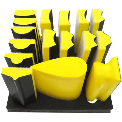16-Piece Interchangeable Sanding Block Set