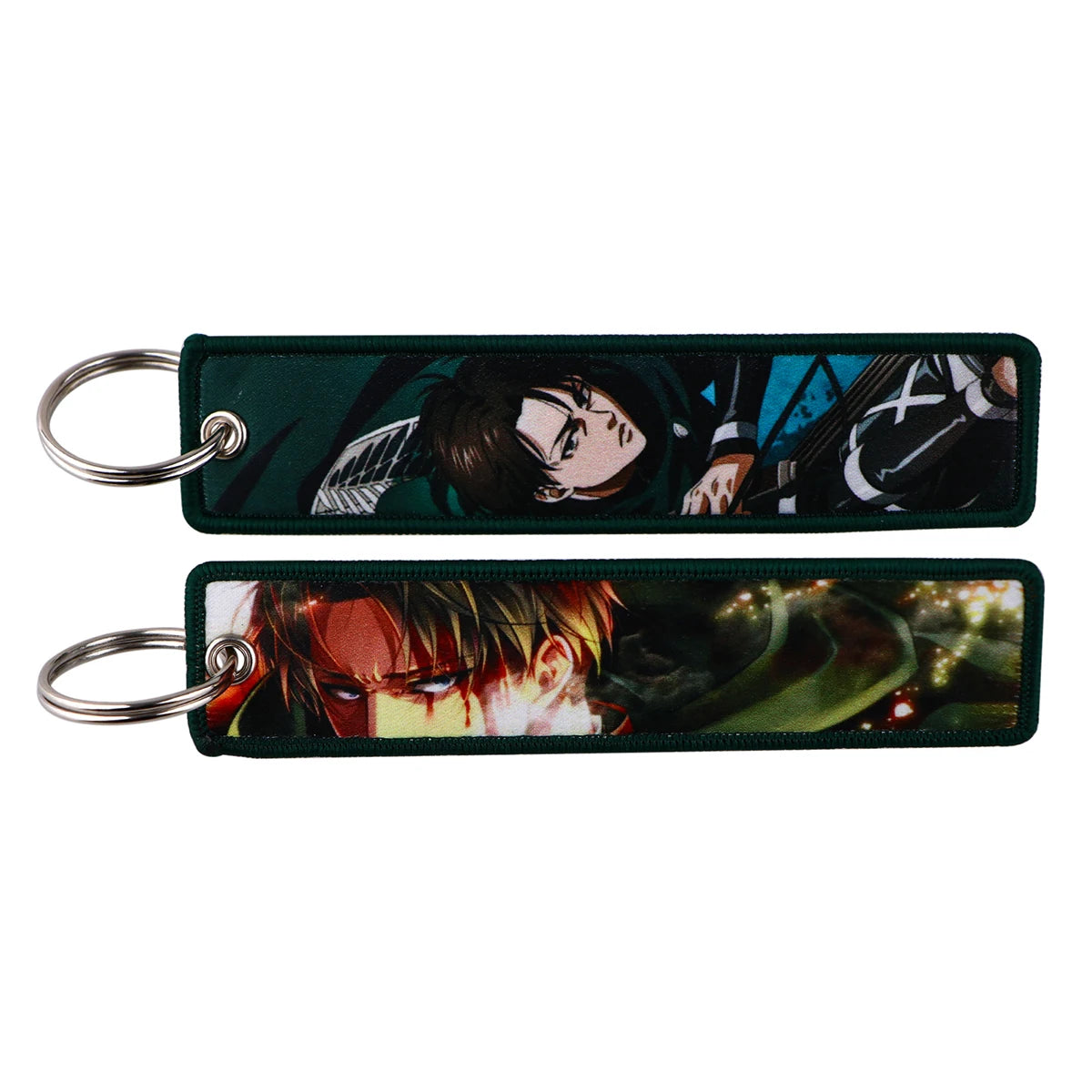 Embroided Keychain - Anime 100 versions, Gensin Impact, Tartaglia, Zhongli, Mavuika, Heavenly Principles and more!