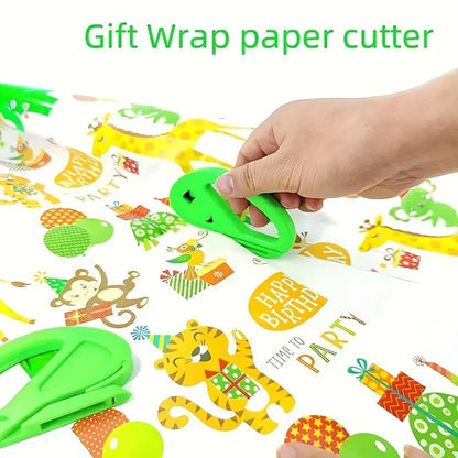 Wrap & Foil Cutter, Paper Trimmer With Replacable Razor Blade