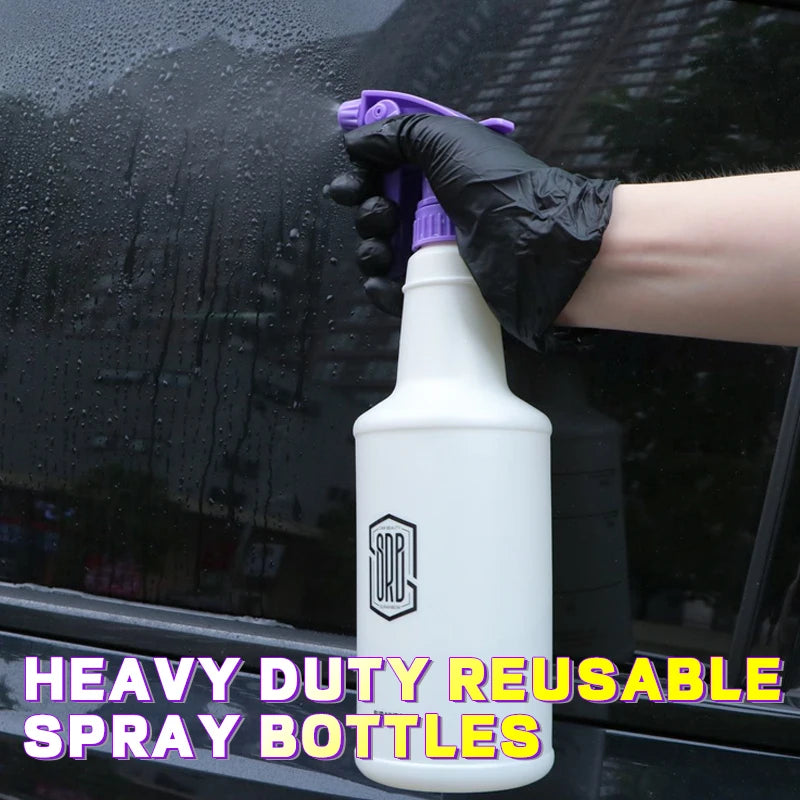 Fine Mist Spray Bottle for Car Detailing – Heavy-Duty HDPE Chemical-Resistant Sprayer