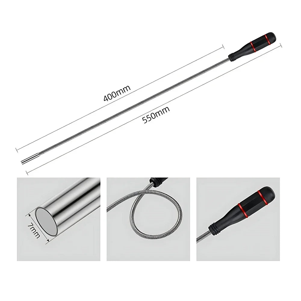 Telescoping LED Magnet & Inspection Mirror