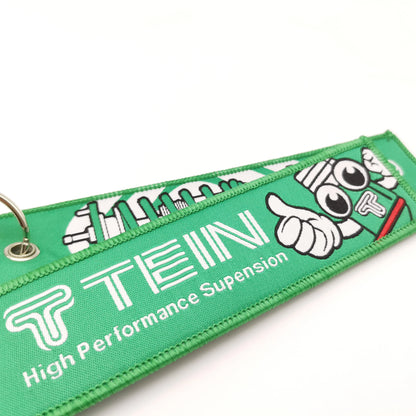 Embroided Keychain - Type R, Eat Sleep Race, HKS, BIRDE, Tein and more!