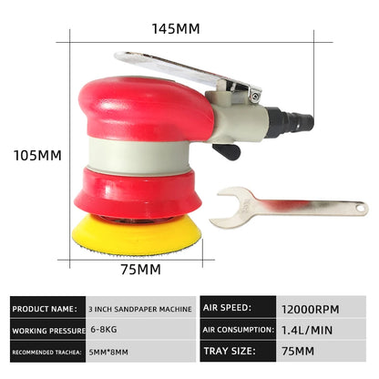 Pneumatic Sanding Machine 75mm/3-inch and KOVAX Sandpaper
