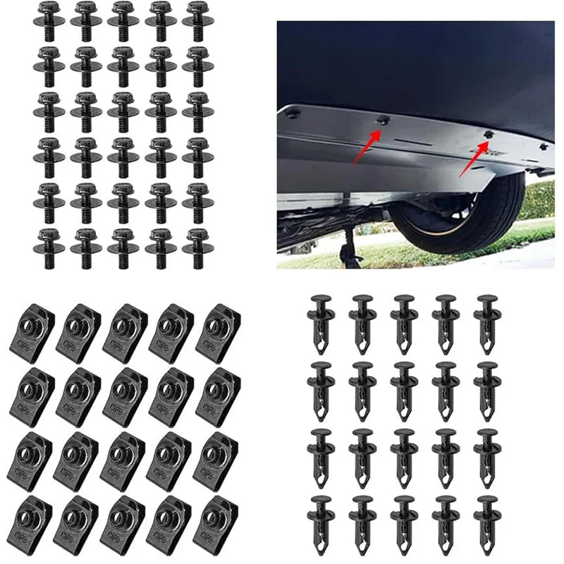 Car Body U-Type Nut Clips M6