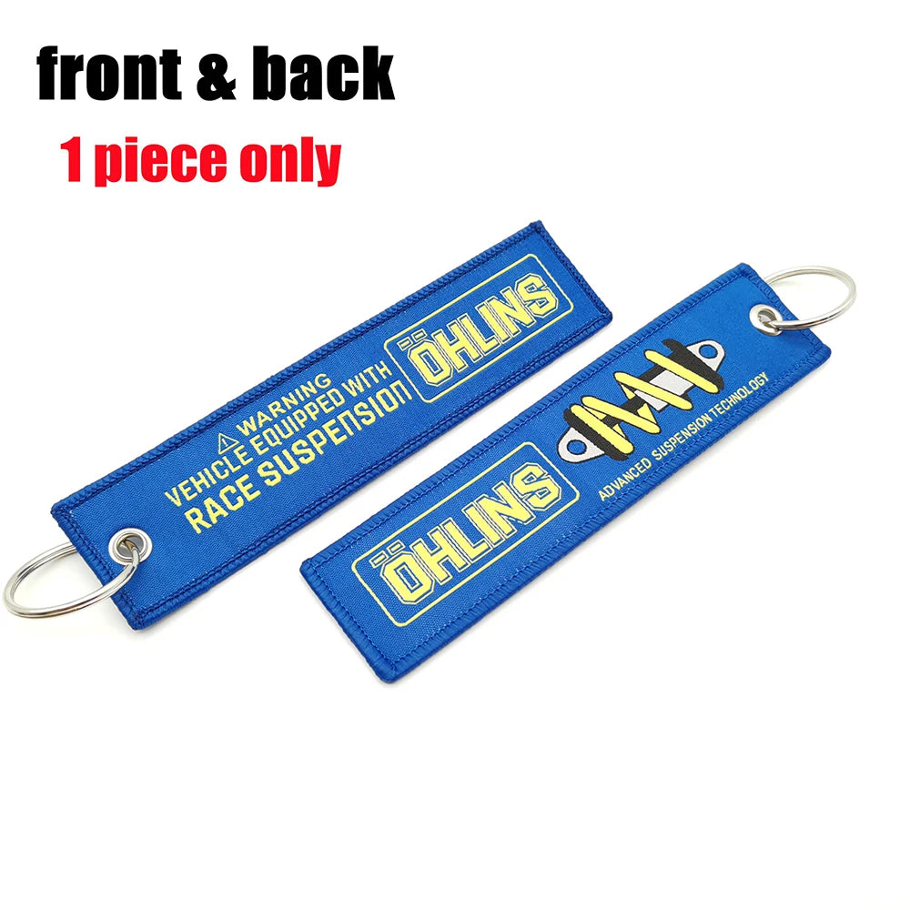 Embroided Keychain - Type R, Eat Sleep Race, HKS, BIRDE, Tein and more!