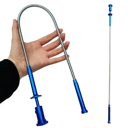 4-Claw Extendable Magnet Pickup Tool, Sewer Unclogger, Telescopic With Led Lights
