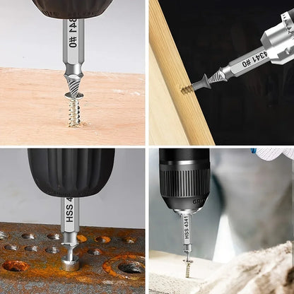 Damaged Screw Extractor Set – HSS Drill Bit Kit for Stripped & Broken Screws
