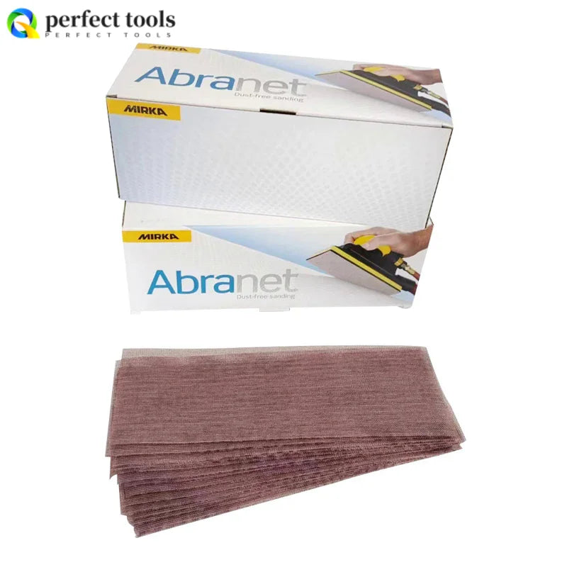 MIRKA Dust-Free Mesh Sanding Sheets – Dry Grinding Abrasive Mesh, 70x198mm