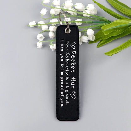 Embroided Keychain - FakeTaxi, Equality, Danger, Medical bag, Happy Endings and more