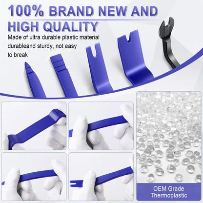 Auto Trim & Fastener Removal Tool Kit – No-Scratch Panel & Clip Pry Set