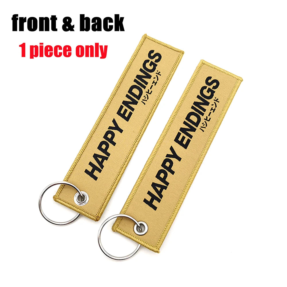 Embroided Keychain - Type R, Eat Sleep Race, HKS, BIRDE, Tein and more!