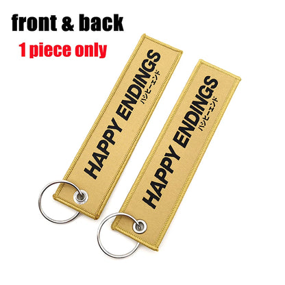 Embroided Keychain - Type R, Eat Sleep Race, HKS, BIRDE, Tein and more!