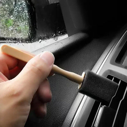 Car AC Vent Cleaning Brush Set – Detail Foam Swabs for Vents & Interior Crevices