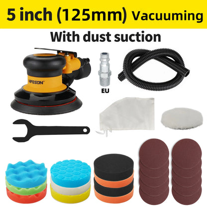 HIFESON Pneumatic Orbital Sander 125/150mm – Accessory Kit