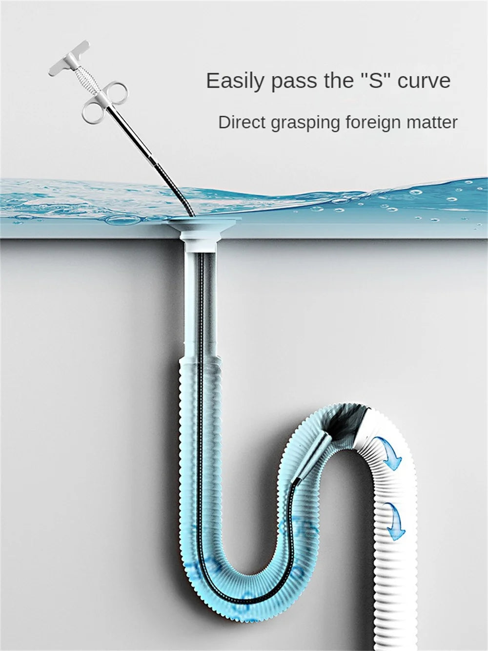 Flexible Spring Snake Grabber – Drop & Retrieve Tool for Cars & Tight Spaces