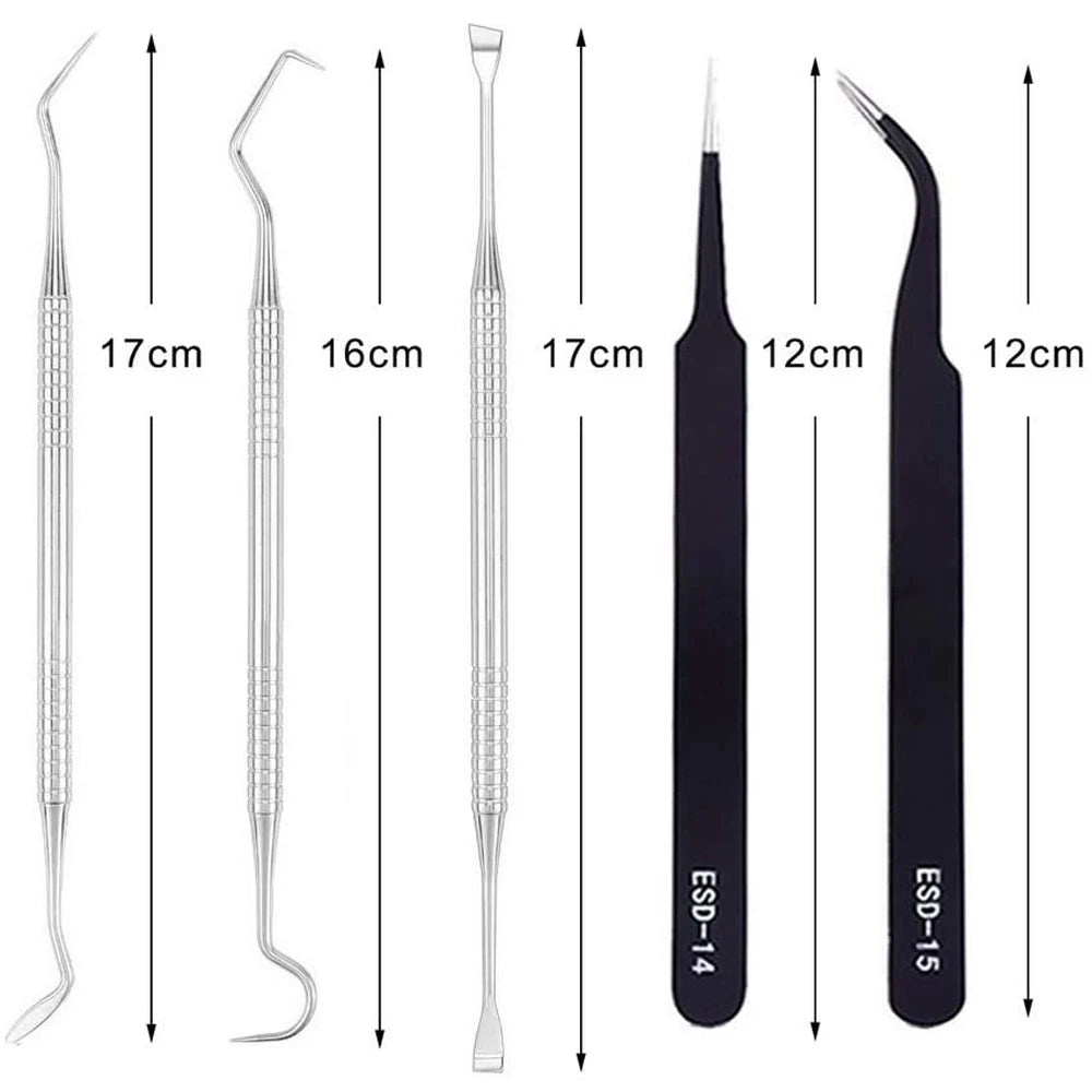Vinyl Weeding & Wrap Tool Set – Picks, Tweezers, Knife & Scissors