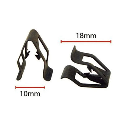 Panel Snaps, Retainer Clips Universal 4 Sizes 20Pcs