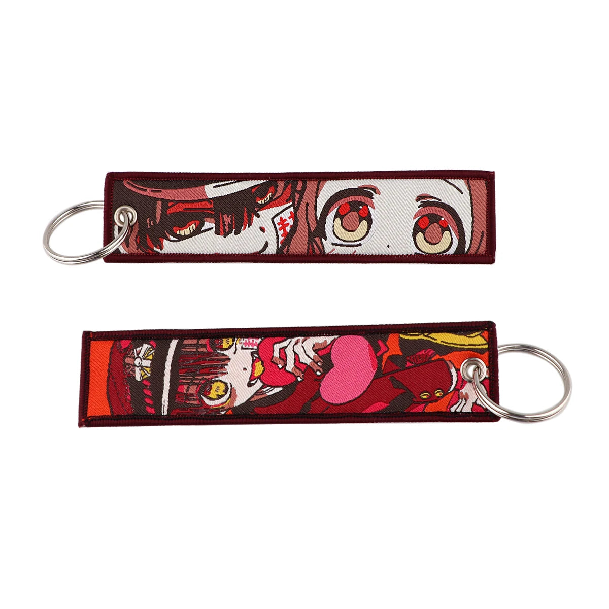 Embroided Keychain - Anime 100 versions, Gensin Impact, Tartaglia, Zhongli, Mavuika, Heavenly Principles and more!