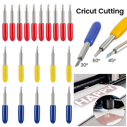 Replacement Cutting Blades for Roland & Cricut Plotters – 30/45/60 Degree Vinyl Cutter Blades