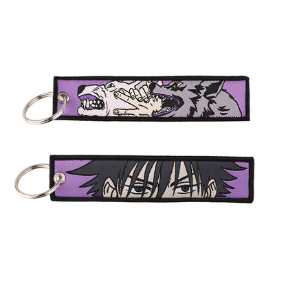 Embroided Keychain - Anime 100 versions, Gensin Impact, Tartaglia, Zhongli, Mavuika, Heavenly Principles and more!