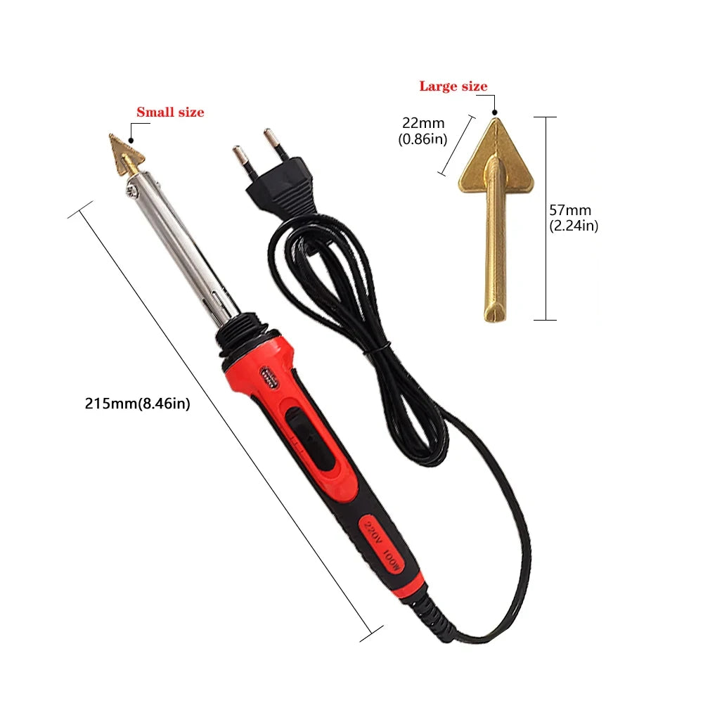 Plastic Bumper Repair Soldering Iron Kit – Hot Staple Welder for Auto Body & Trim