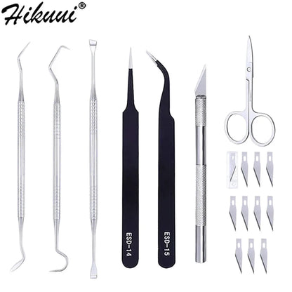 Vinyl Weeding & Wrap Tool Set – Picks, Tweezers, Knife & Scissors